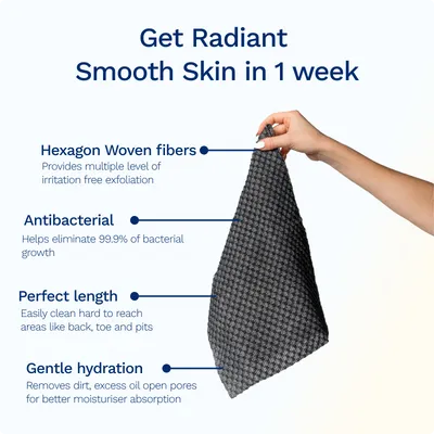 Exfoliating Antibacterial Shower Towel